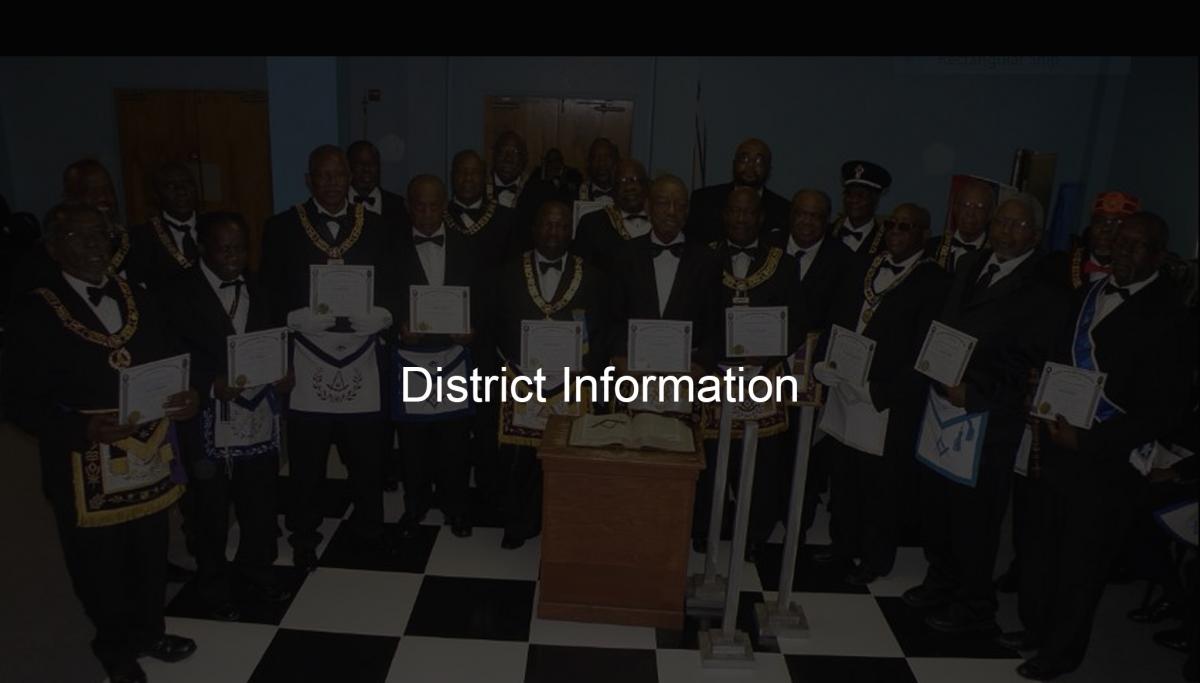 Masonic District Information